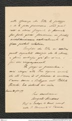 Nachlass Franz Steindachner, Brief von Angelo Andres an Franz Steindachner (30.06.1899), Inv.Nr. 10.01, Seite 2